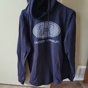 Under Armour Black Hoodrd Pullover